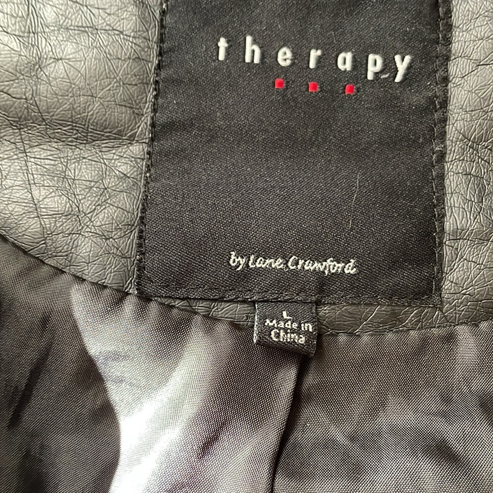Therapy Outlet Leather Jacket Adjustable - image 2